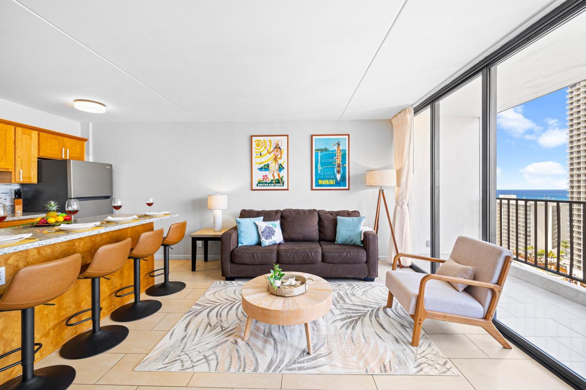 Great Ocean View Condo, Near Beach With Free Parking! Гонолулу Экстерьер фото